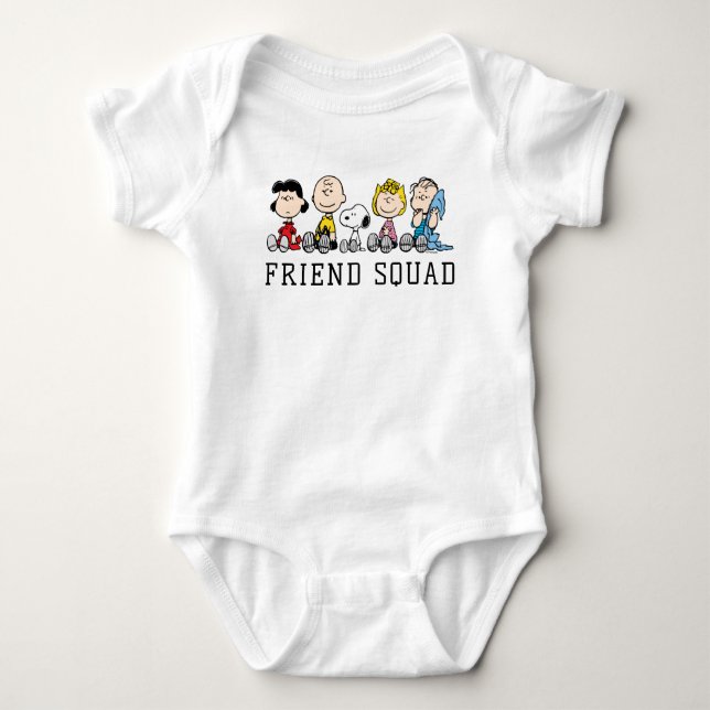 Peanuts Gang Sitta Together T Shirt (Framsida)