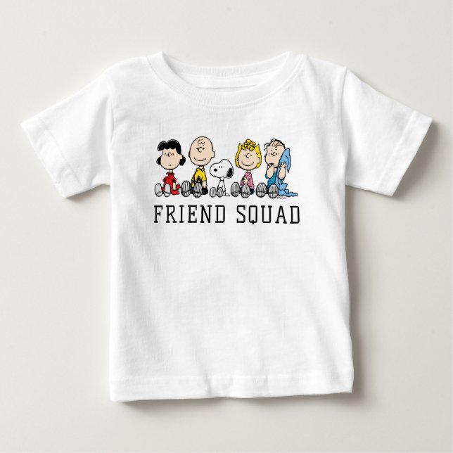 Peanuts Gang Sitta Together T Shirt (Framsida)
