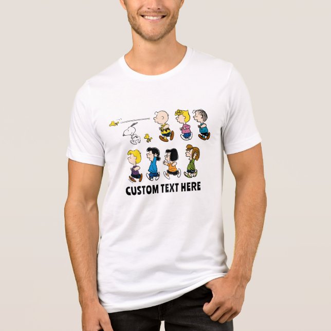 Peanuts | Gänget framåt T Shirt (Framsida)