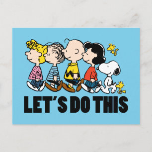 Peanuts Gänget Vykort