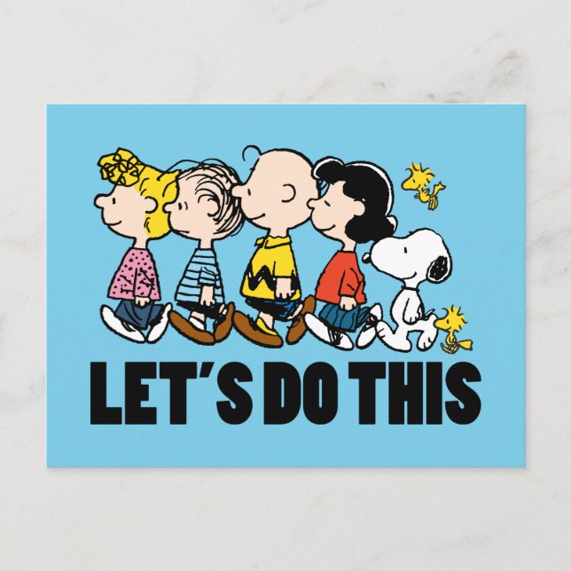 Peanuts | Gänget Vykort (Framsida)