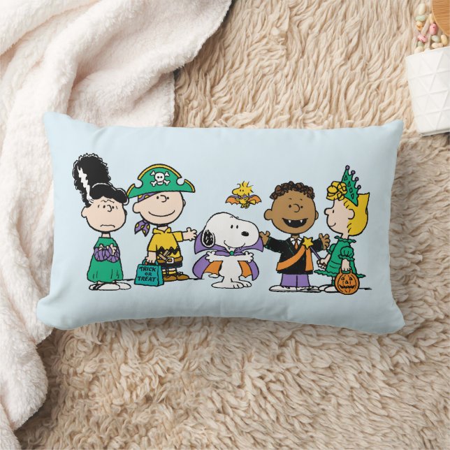 Peanuts Godisgäng Halloween-ligan Lumbarkudde (Filt)