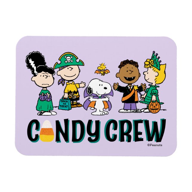Peanuts Godisgäng Halloween-ligan Magnet (Horisontell)