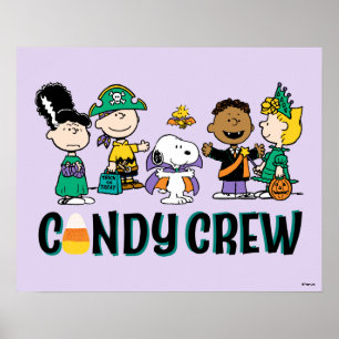 Peanuts Godisgäng Halloween-ligan Poster