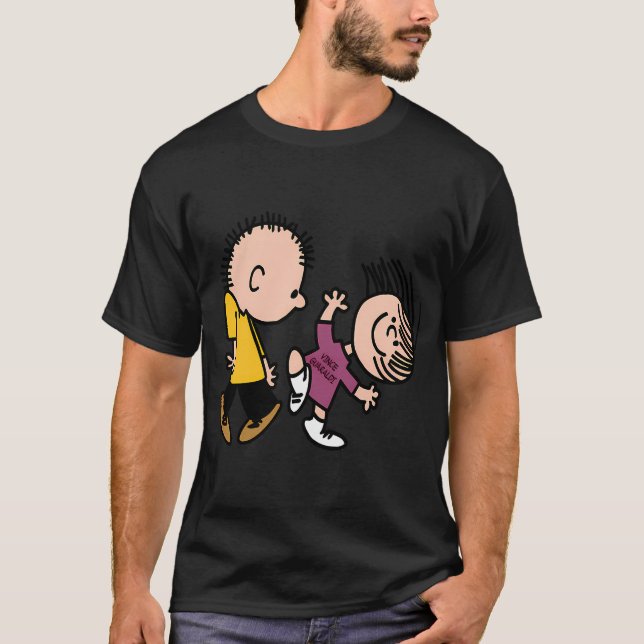 Peanuts Greatest Hits - Rockar ut med 'Linus och ' T Shirt (Framsida)