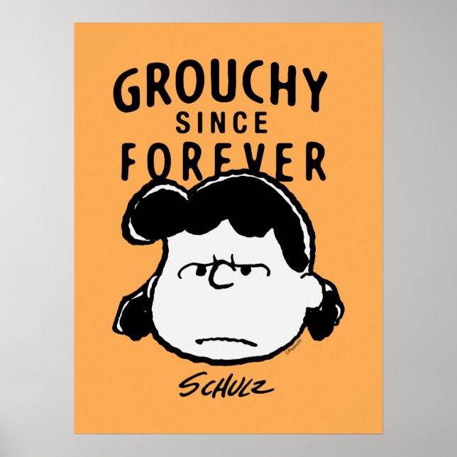 Peanuts | Grouchy Since Forever Lucy Poster (Framsidan)