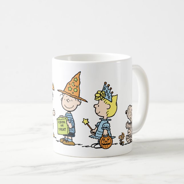 Peanuts Halloween Bus eller Bjudare Kaffemugg (Framsida höger)