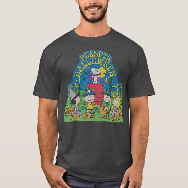 Peanuts Halloween Group T Shirt (Framsida)