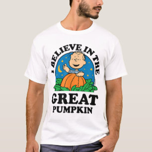 Peanuts Halloween tror jag på den Underbara pumpen T Shirt