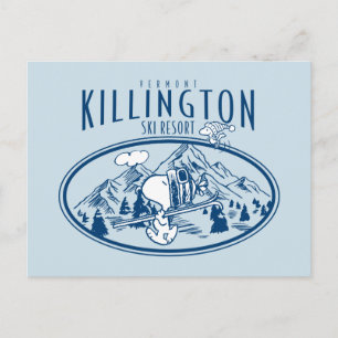 Peanuts Killington Ski Resort Vermont Vykort