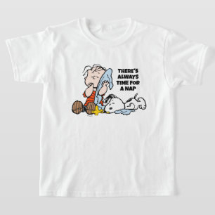 Peanuts Linus, Snoopy & Woodstock T Shirt