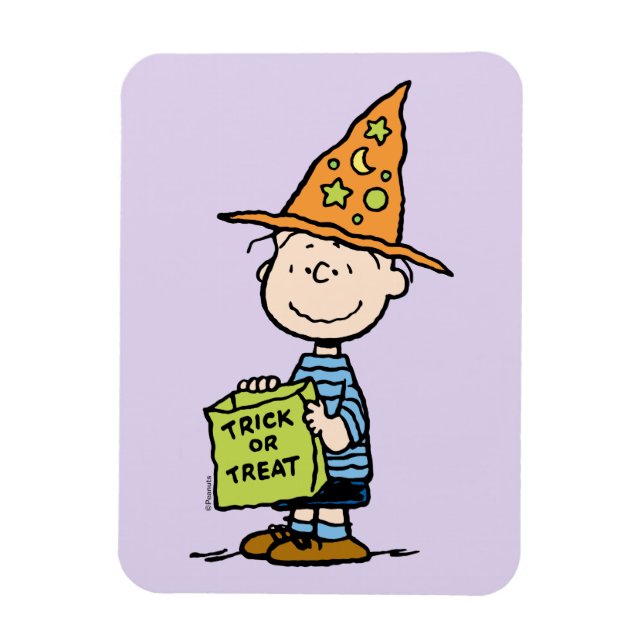 Peanuts Linus Trollkarl Bus eller Buss Magnet (Vertikal)