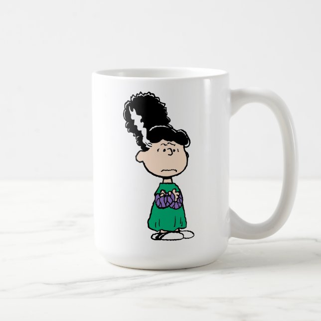 Peanuts Lucy Brud till Frankenstein Halloween Kaffemugg (Höger)