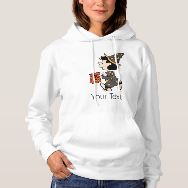 Peanuts Lucy Häxa Kostym Halloween T Shirt (Framsida)