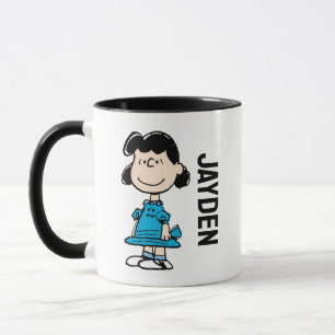 PEANUTS   Lucy   Lägg till ditt namn Mugg
