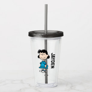 PEANUTS Lucy Lägg till ditt namn Take Away Mugg