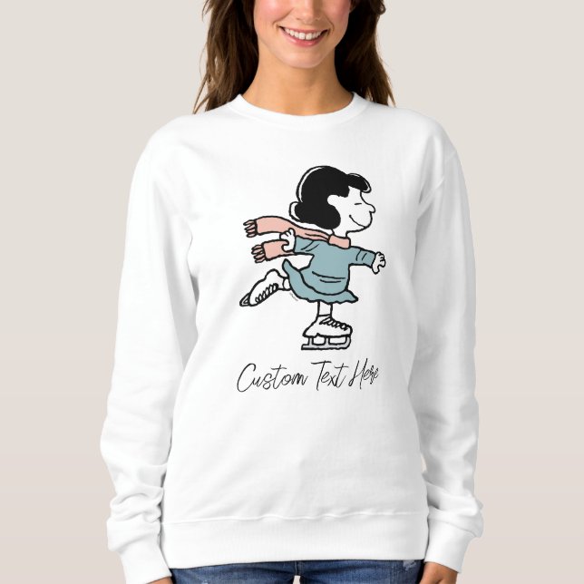 Peanuts | Lucy på is T Shirt (Framsida)