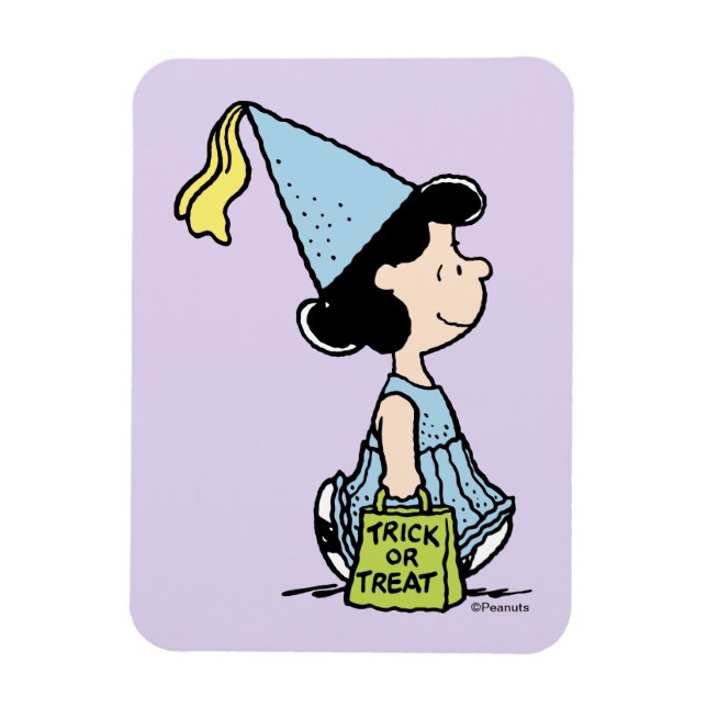 Peanuts Lucy Prinsessa Kostym Halloween Magnet (Vertikal)
