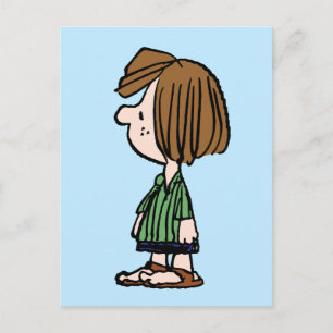 Peanuts Pepparkottsflickan Vykort