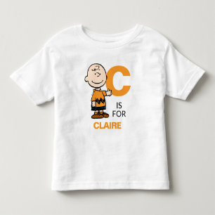 PEANUTS   Personlig Charlie Brown T Shirt
