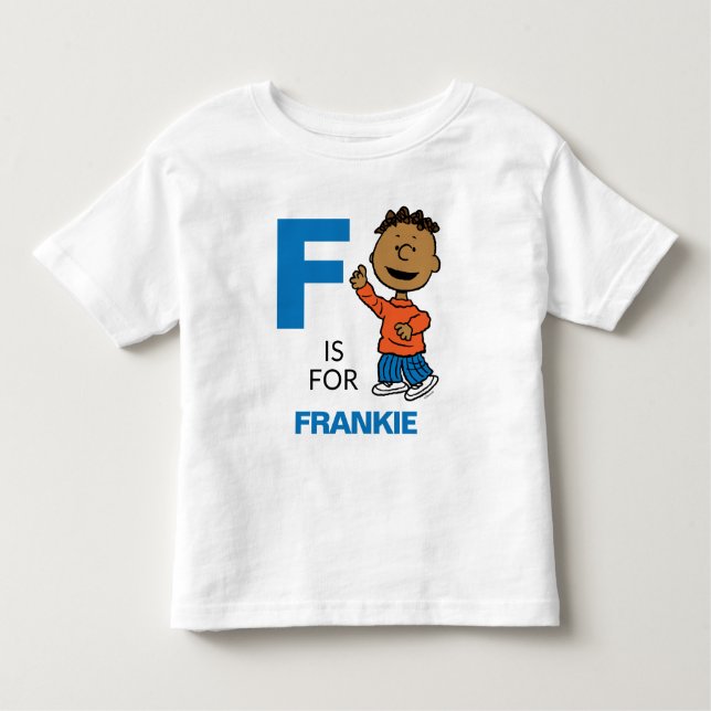 PEANUTS | Personlig Franklin T Shirt (Framsida)
