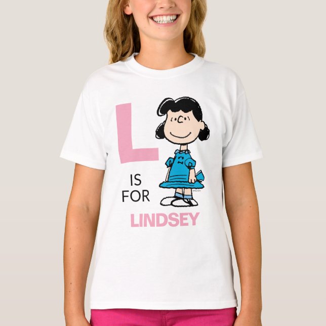 PEANUTS | Personlig Lucy T Shirt (Framsida)