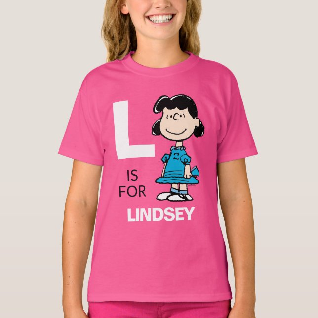 PEANUTS | Personlig Lucy T Shirt (Framsida)