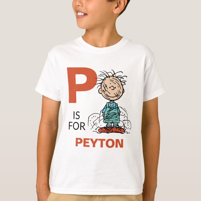 PEANUTS | Personlig Pigpen T Shirt (Framsida)