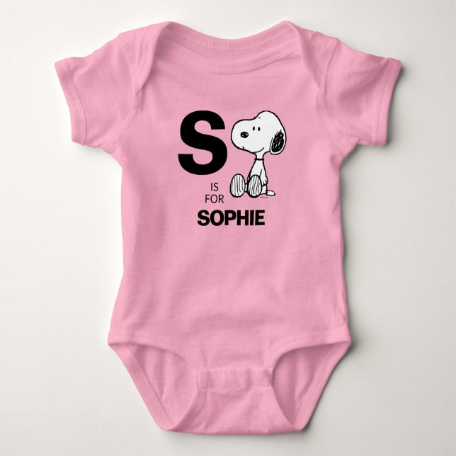 PEANUTS | Personlig Snoopy T Shirt (Framsida)