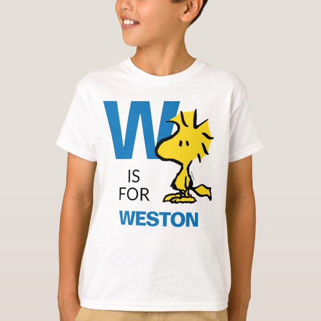 PEANUTS | Personlig Woodstock T Shirt (Framsida)