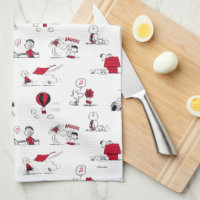 PEANUTS | Red & Black Mönster