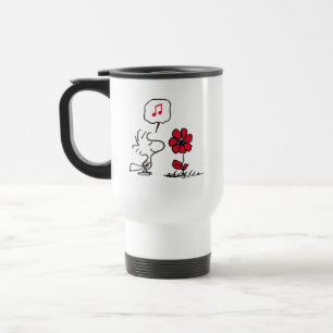 PEANUTS Red & Black Mönster Resemugg