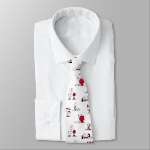 PEANUTS   Red & Black Mönster Slips