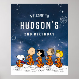 Peanuts | Rymdfödelsedag Poster