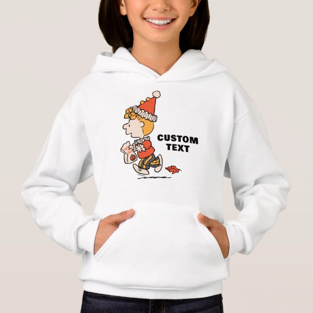 Peanuts Sally Clown Kostym Halloween T Shirt (Framsida)