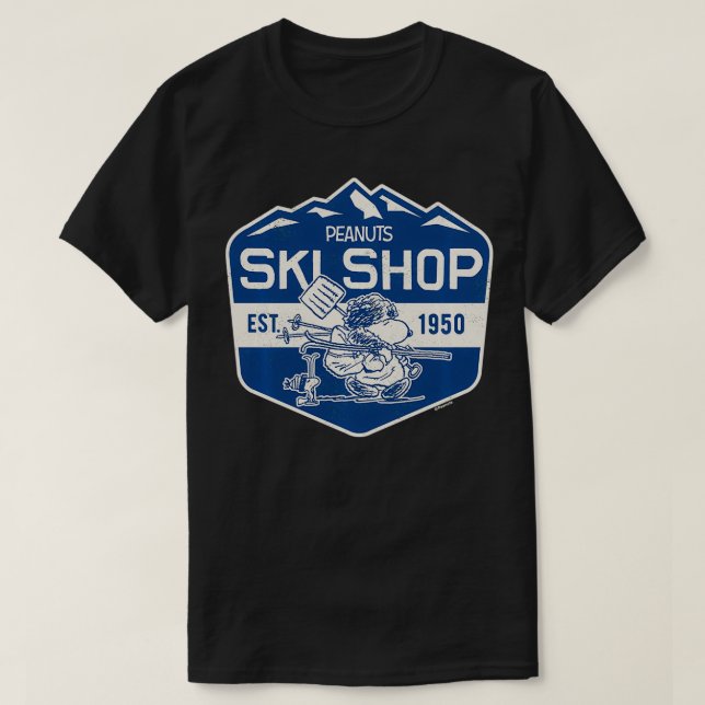 Peanuts Ski Shop 1950 T Shirt (Design framsida)