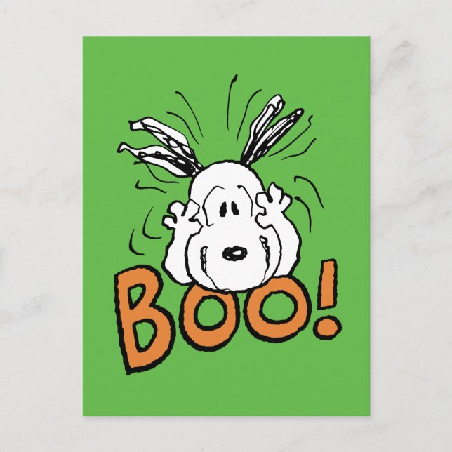 Peanuts | Snoopy Boo Vykort (Framsida)