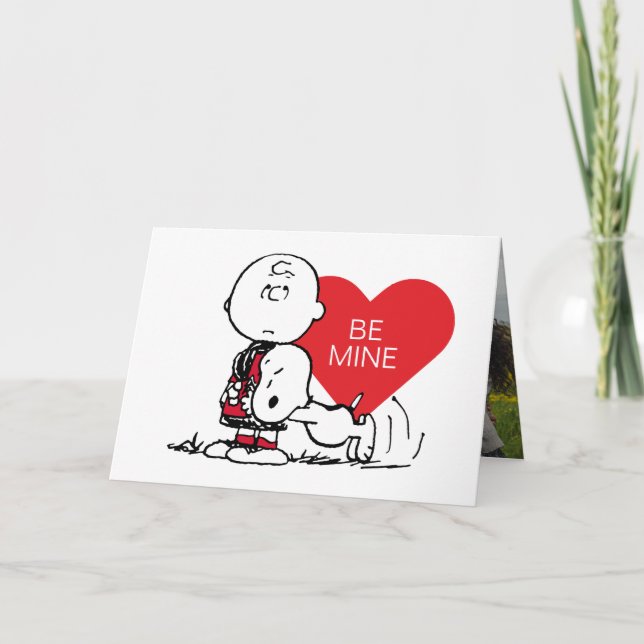Peanuts | Snoopy & Charlie Brown Alla hjärtans dag Helgkort (Framsida)