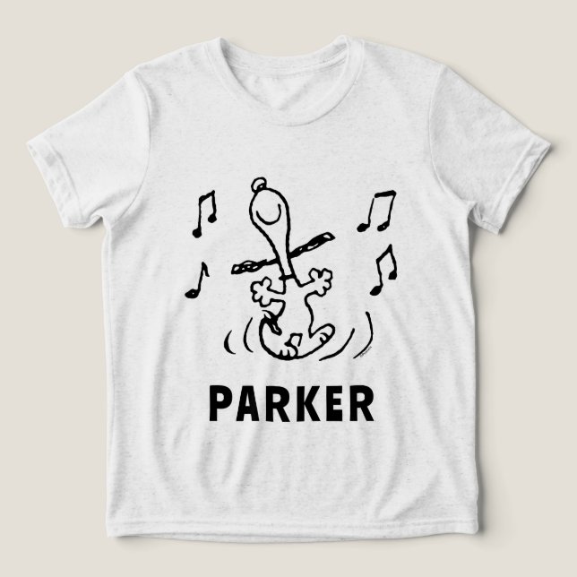 Peanuts | Snoopy Dansar T Shirt (Design Framsida)