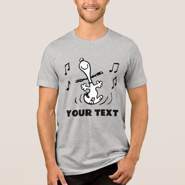 Peanuts | Snoopy Dansar T Shirt (Framsida)