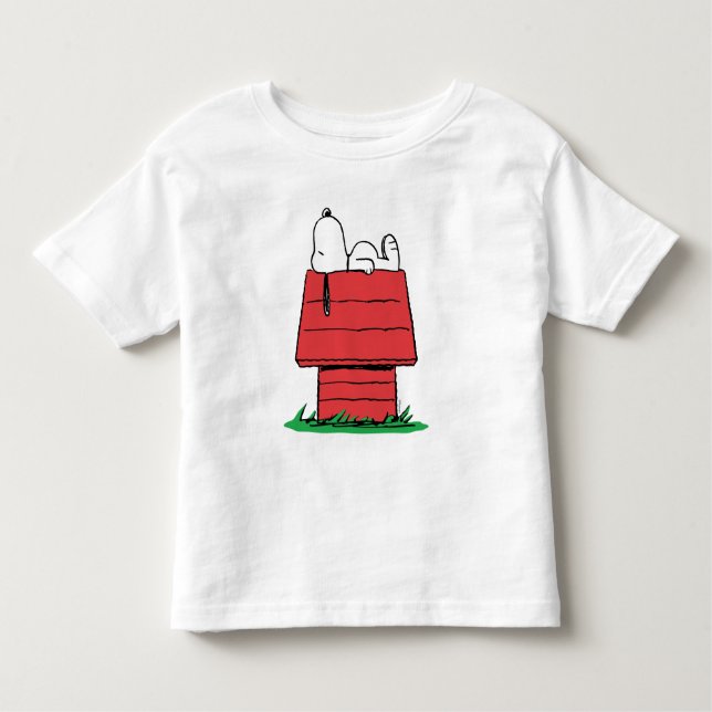Peanuts Snoopy Dog House Birthday Toddler T-shirt (Framsida)