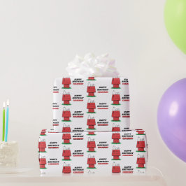 Peanuts Snoopy Dog House Birthday Wrapping Paper Presentpapper