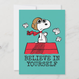 Peanuts Snoopy Flying Ace Kort