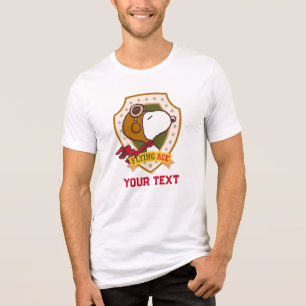 Peanuts Snoopy Flying Ace-märke T Shirt