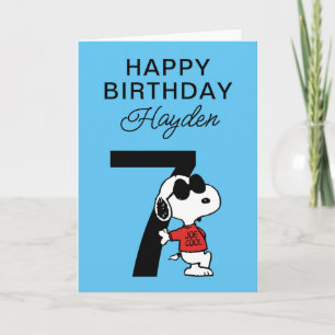 PEANUTS Snoopy Glad födelsedag Kort