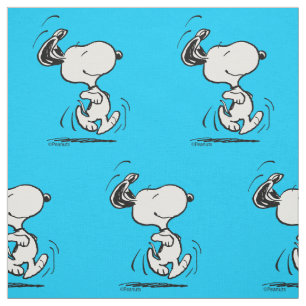 Peanuts Snoopy Glada Dans Tyg