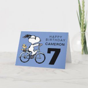 PEANUTS   Snoopy Grattis på födelsedagen Kort