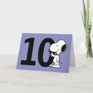 PEANUTS   Snoopy Grattis på födelsedagen Kort