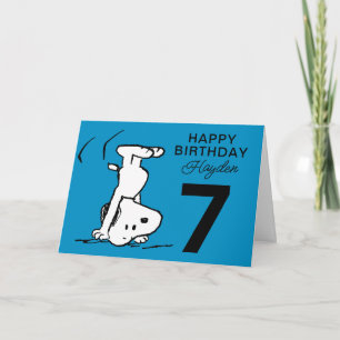 PEANUTS Snoopy Grattis på födelsedagen Kort
