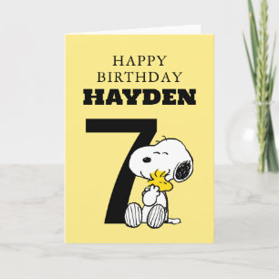 PEANUTS   Snoopy Grattis på födelsedagen Kort